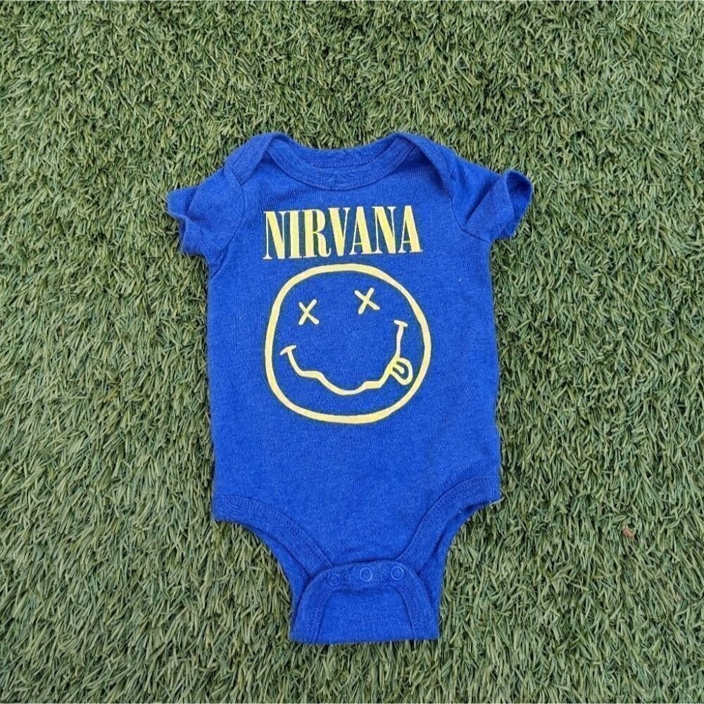 baby   Mini 👣 Nirvana  bodysuit   😍  0-3 months - Picture 2 of 4